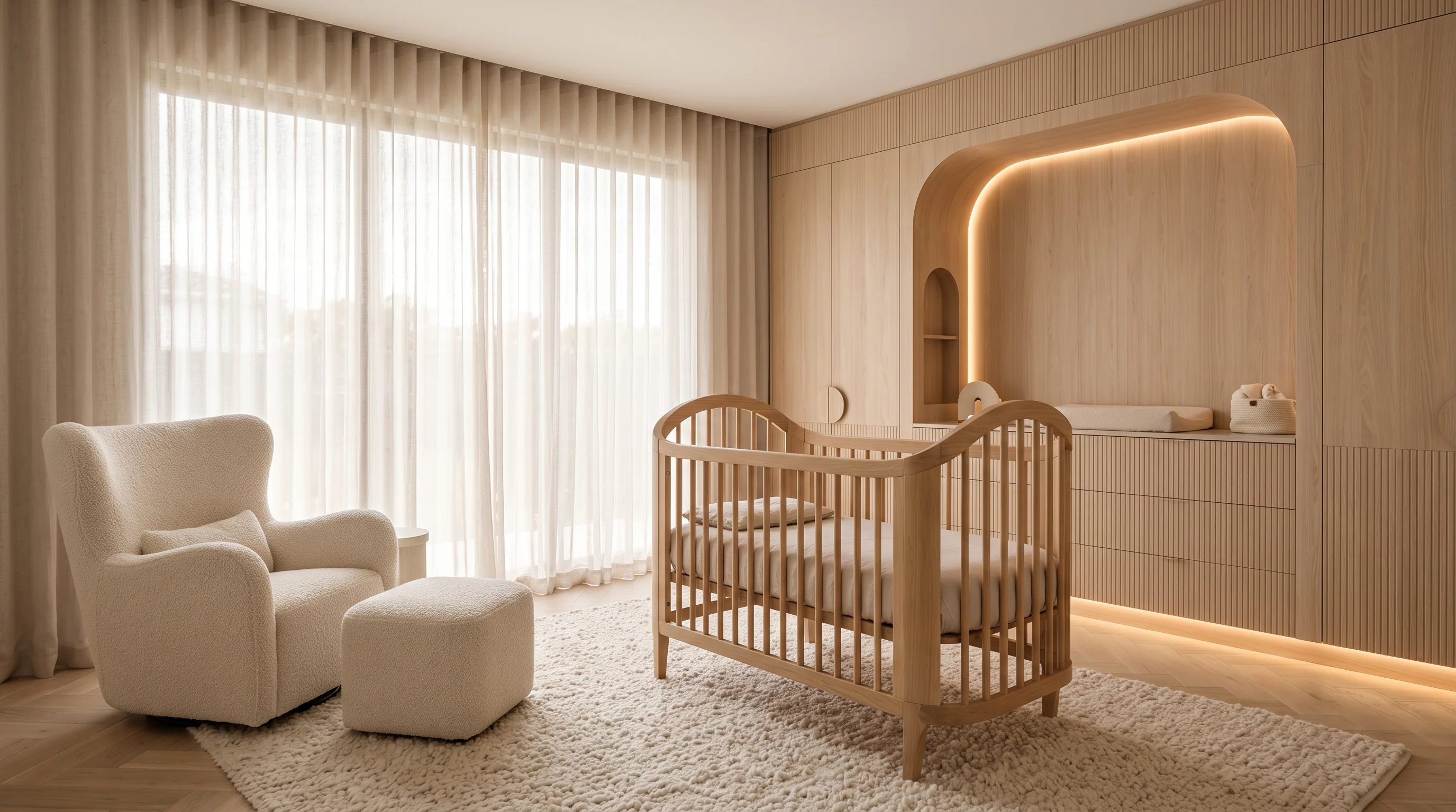 Nurseries discipline: quiet luxury infant sanctuaries with certified non-toxic finishes